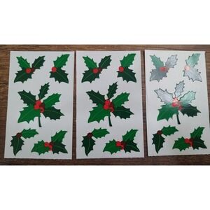 1995 Vintage Christmas HOLLY BERRIES Creative Memories 3 Full Mods S282